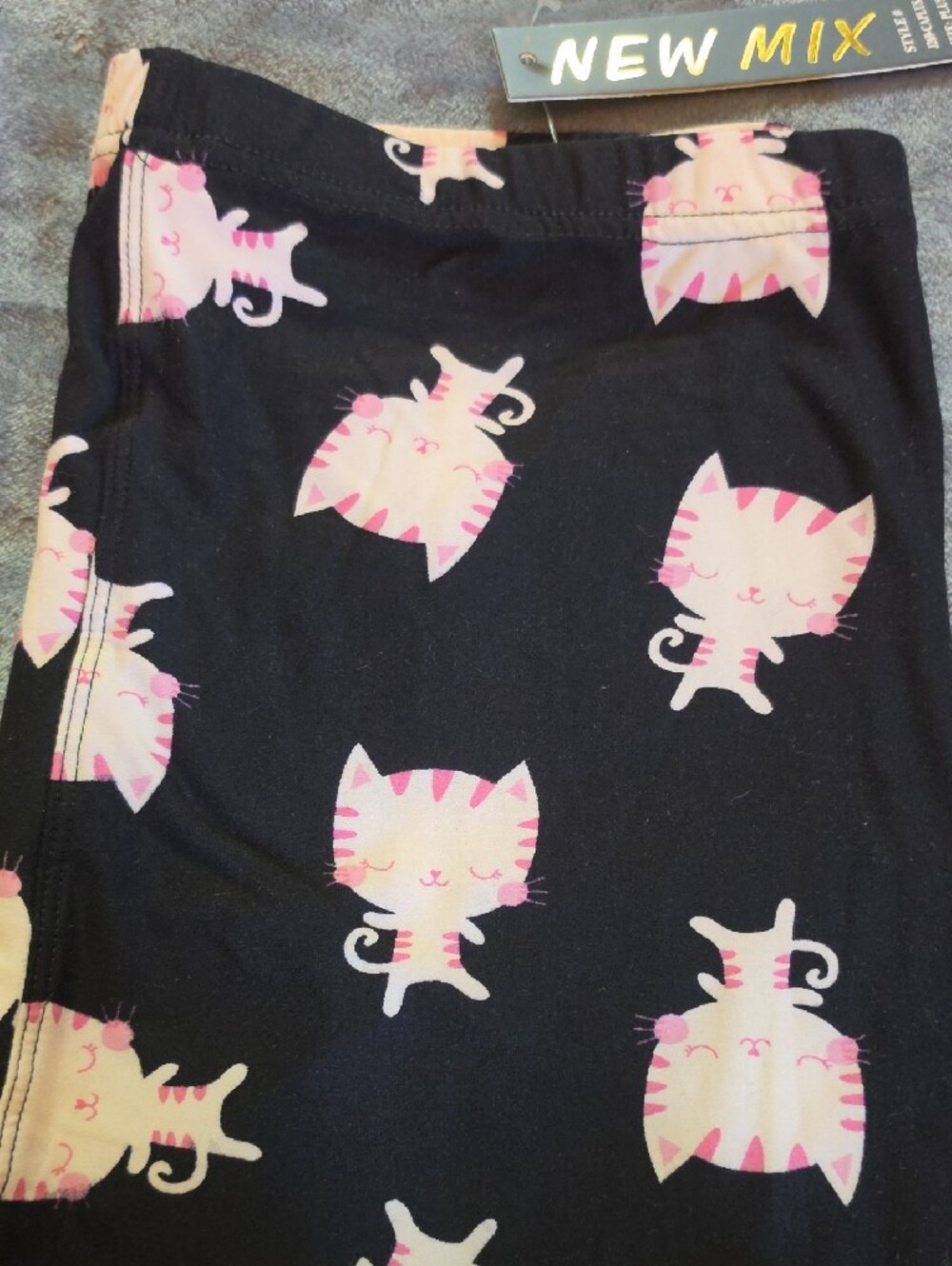 Womens Bundle- Pink Kitten, Dinosaur & Llama Cari Leggings - Soft - Picture 4 of 6